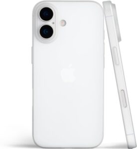 totallee ultra-thin frosted-clear iPhone 17 case — minimal MagSafe-friendly cover
