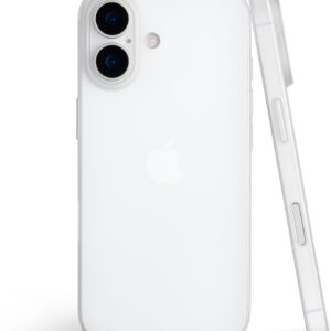 totallee ultra-thin frosted-clear iPhone 17 case — minimal MagSafe-friendly cover