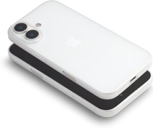 totallee ultra-thin frosted-clear iPhone 17 case — minimal MagSafe-friendly cover