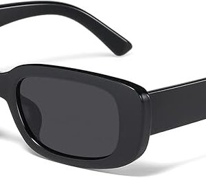 chunky fashion sunglasses JASPIN Y2K UV400 retro square frame