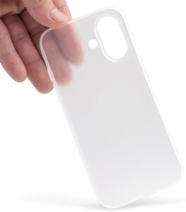 totallee ultra-thin frosted-clear iPhone 17 case — minimal MagSafe-friendly cover