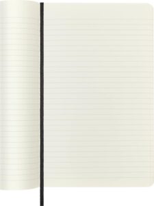 Moleskine Classic soft-cover large ruled bedside notebook — 192 pages, black