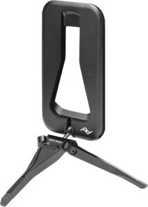 Peak Design Mobile Tripod in black — compact, MagSafe-compatible phone tripod with SlimLink mounting