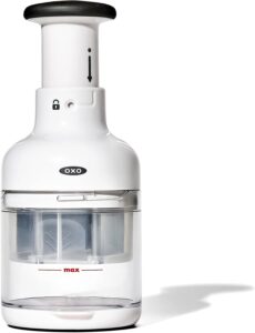 OXO Good Grips vegetable chopper with stainless blades and non-slip base — OXO chopper deals