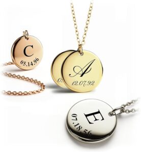 Personalized Initial Necklace for women and teens, custom jewelry gift