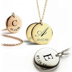Personalized Initial Necklace for women and teens, custom jewelry gift