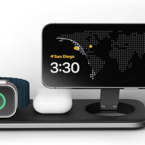 Satechi Qi2 Trio 3-in-1 wireless charging pad for iPhone 17, AirPods and Apple Watch