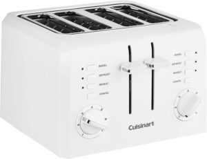 family breakfast toaster Cuisinart CPT-142 4-slice compact toaster