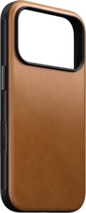 NOMAD Modern Leather Case for iPhone 17 Pro in English Tan with MagSafe