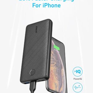 Anker PowerCore Essential 20K 20000mAh portable charger with USB-C and dual USB-A outputs