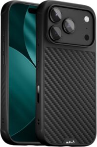 Mous Limitless carbon fiber protective case for iPhone 17 Pro with full camera protection and MagSafe compatibility