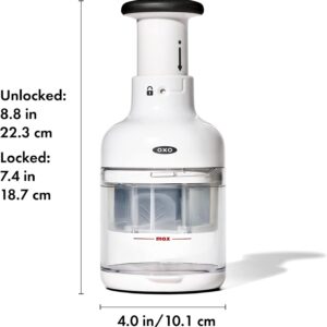 OXO Good Grips vegetable chopper with stainless blades and non-slip base — OXO chopper deals