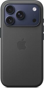 Apple TechWoven Case for iPhone 17 Pro in black with MagSafe compatibility