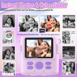Instant Print Camera for Kids with 32GB SD Card