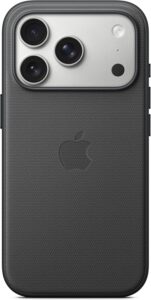 Apple TechWoven Case for iPhone 17 Pro in black with MagSafe compatibility