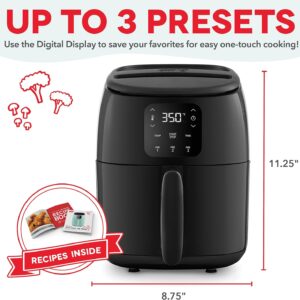 Kitchen Deals - DASH Tasti-Crisp 2.6QT Compact Air Fryer