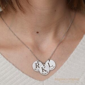 Personalized Initial Necklace for women and teens, custom jewelry gift