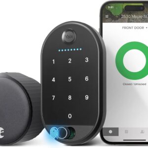Wi-Fi smart lock Yale August with keypad touch black