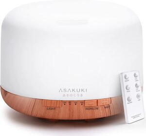 relaxation diffuser ASAKUKI 500ml ultrasonic aromatherapy diffuser