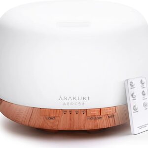 relaxation diffuser ASAKUKI 500ml ultrasonic aromatherapy diffuser