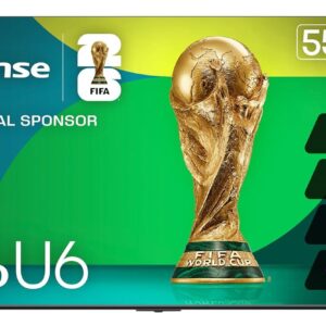 Hisense U6 smart TV 55-inch Mini-LED 4K HDR with 144Hz and Dolby Vision