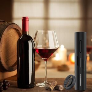 wine opener gadget COKUNST electric corkscrew with foil cutter