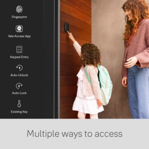Wi-Fi smart lock Yale August with keypad touch black
