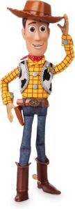 retro toy store collectibles Disney Sheriff Woody talking action figure