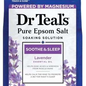 self-care bath bomb Dr Teal’s Lavender Epsom soak 3 lb