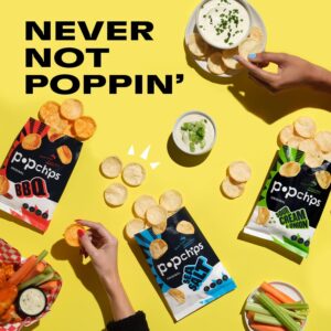 light snack option Popchips 24-pack single-serve variety for gatherings