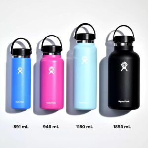 hydration bottle Hydro Flask 32oz wide mouth Stone Gray