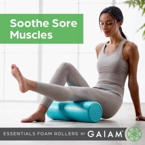 muscle recovery tool Gaiam high-density foam roller