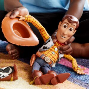 retro toy store collectibles Disney Sheriff Woody talking action figure