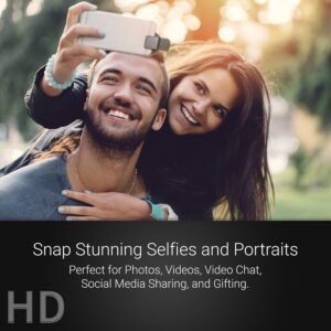 smartphone zoom lens Xenvo Pro Kit with Macro and LED Light travel case