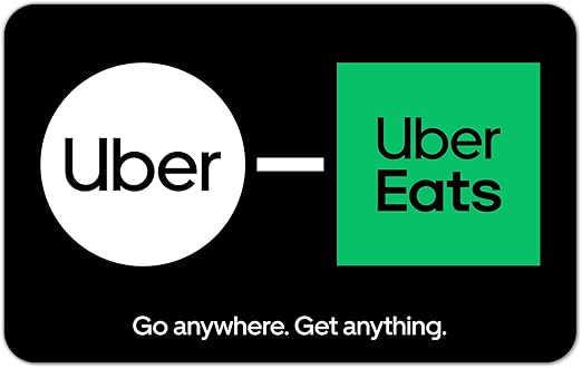 Uber/Uber Eats Gift Card