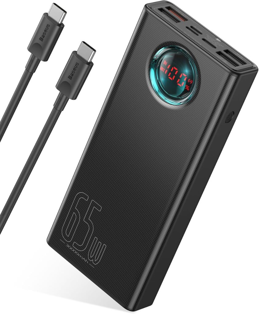 Best Christmas Gifts 2025: Baseus 65W 30,000mAh Power Bank