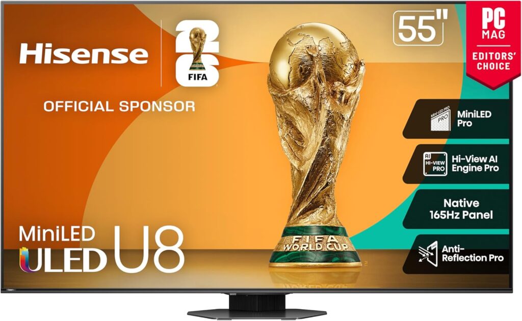Best Value 4K Smart TV: Hisense U8 Series Mini-LED TV