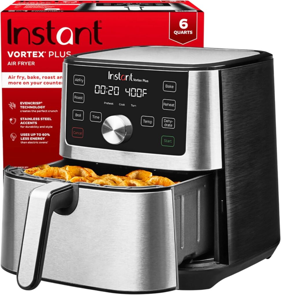 Black Friday Parent Essentials: Instant Pot Vortex Plus 6-in-1 Air Fryer (6 Quart) 