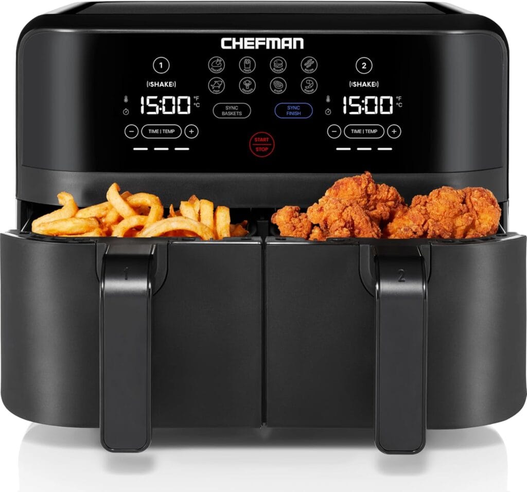 Practical Air Fryers Families: Chefman TurboFry Dual Basket Air Fryer